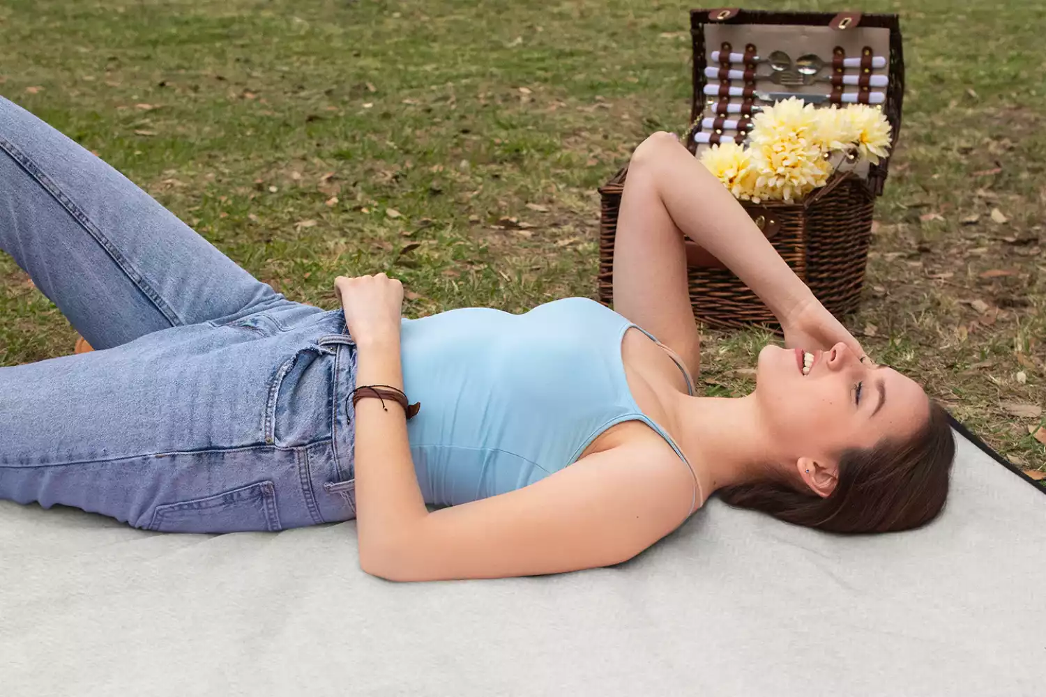 summer picnic blanket