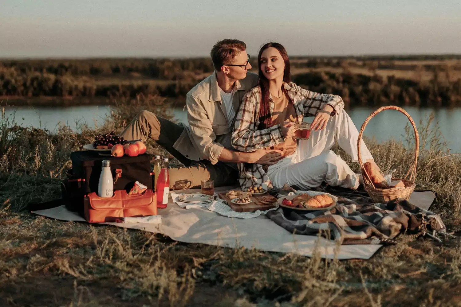 picnic blanket pastel